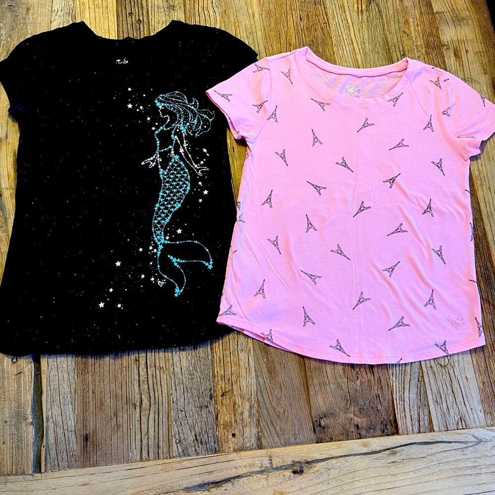 Justice shirts size 12